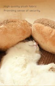 Lotusblüten-Wolkenweiches Katzenbett 