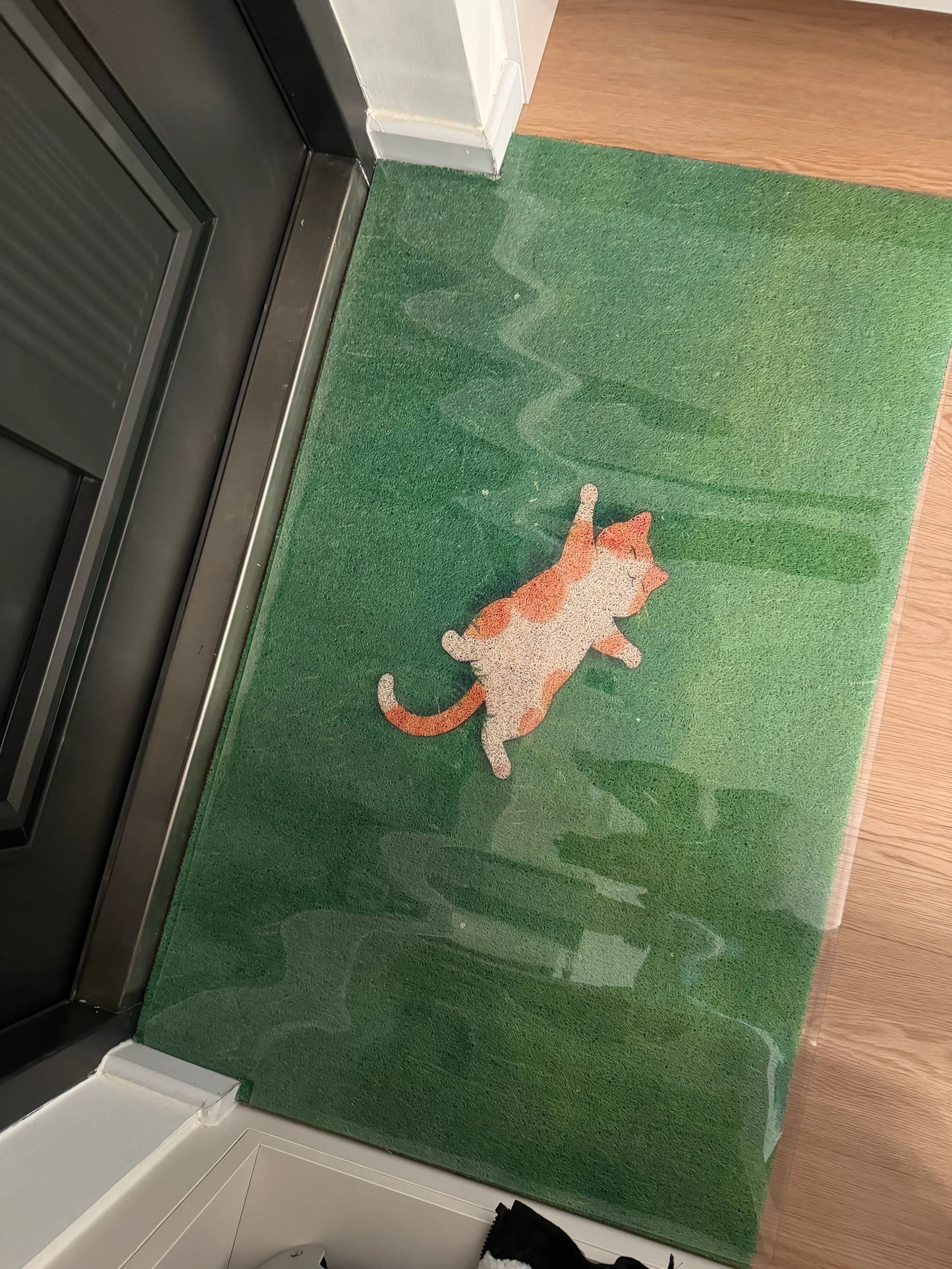 Fauler Katzen-Kunstrasen-Teppich