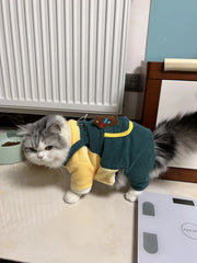 Cute Bear Overalls Set