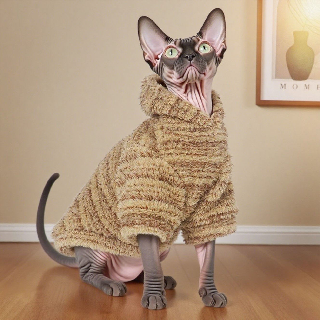 Cozy Fleece Cat Sweater