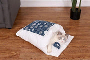 Cama futón para gatos de estilo japonés