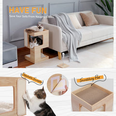 Multi-Functional Side Table Cat Tree