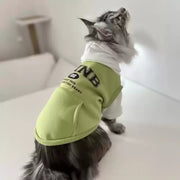 "Chic Green Layered Cat Hoodie"