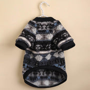 Pullover im Bohemian-Stil mit Katzenmotiv