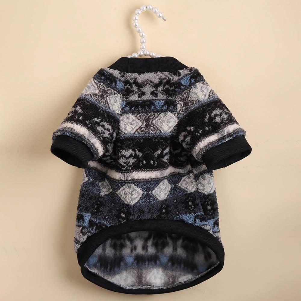 Pullover im Bohemian-Stil mit Katzenmotiv