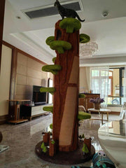 Mega Wood Forest Luxury Cat Tree Castle