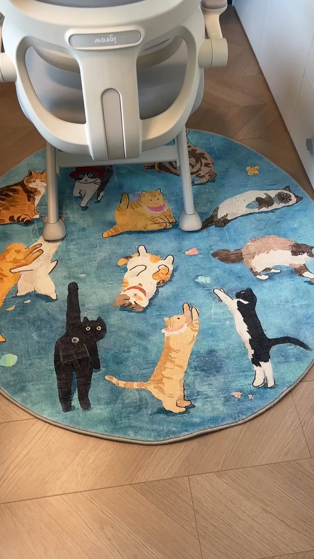 Katzenparty-Teppich