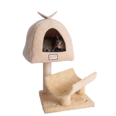 Tail Cabin Nest Cat Tree