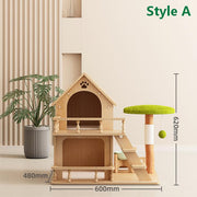 Rustic Classic Multi-Level Cat Tree