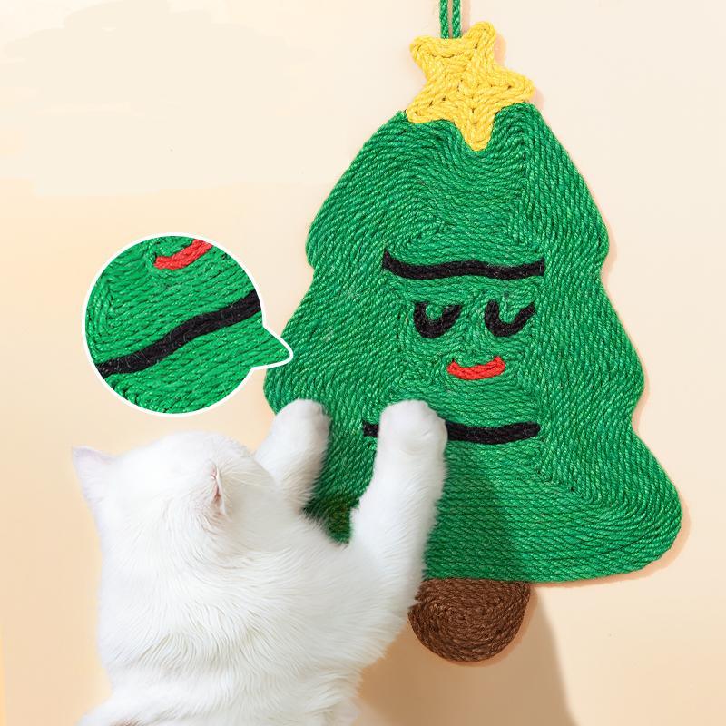 Weihnachtskratzbaum für Katzen