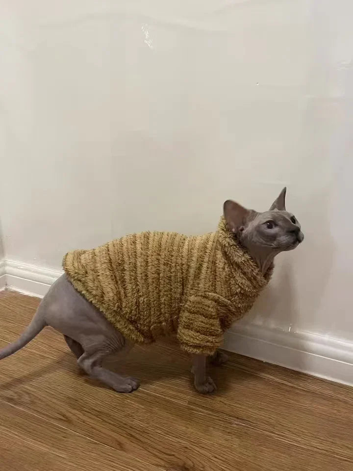 Kuscheliger Fleece-Katzenpullover