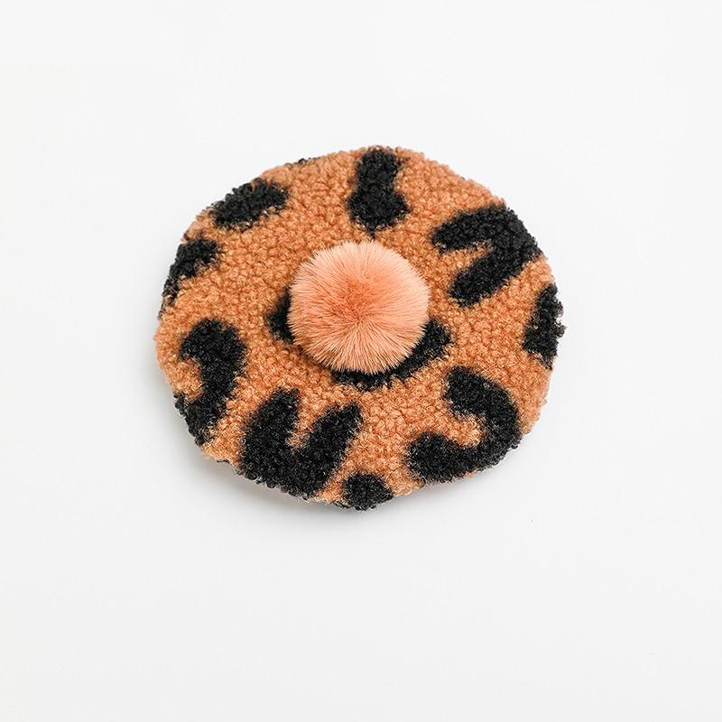 Stylish Cat Beret and Bib Set