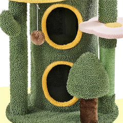 Cute Succulent Cactus Cat Tree