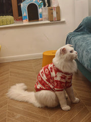 Suéter navideño para gatos