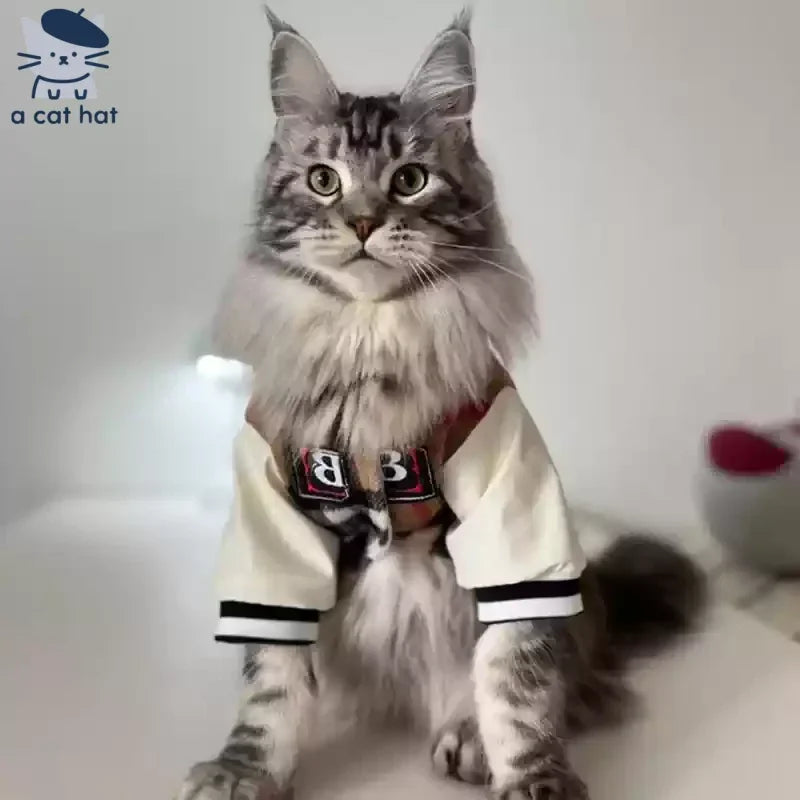 Camiseta de béisbol de gato "MVP felino"