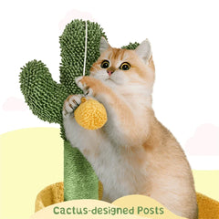 Cute Succulent Cactus Cat Tree