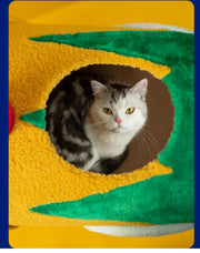 Circus Fun Katzenwohnserie (einschließlich Kratzbäume und Katzenbett) 