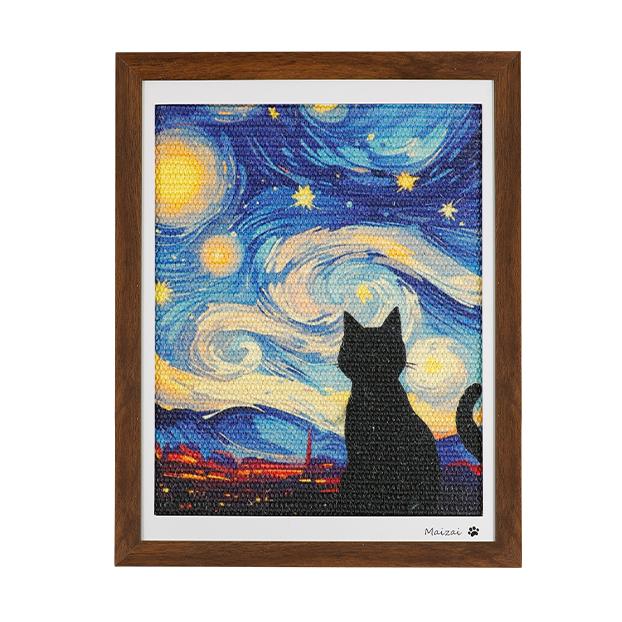 Oil Painting - Style Cat Scratcher