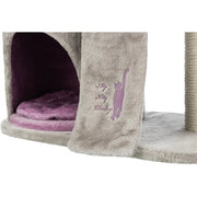 Árbol para gatos con castillo de princesa de ensueño 