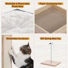 Multi-Functional Side Table Cat Tree