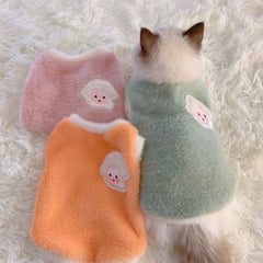 Pull Chat Lapin Mignon en Peluche