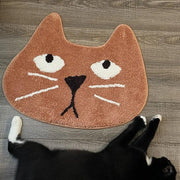 Badezimmer-Saugmatte mit Katzenmotiv 
