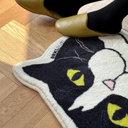 Badezimmer-Absorptionsmatte mit Kuh- oder Katzenmotiv 