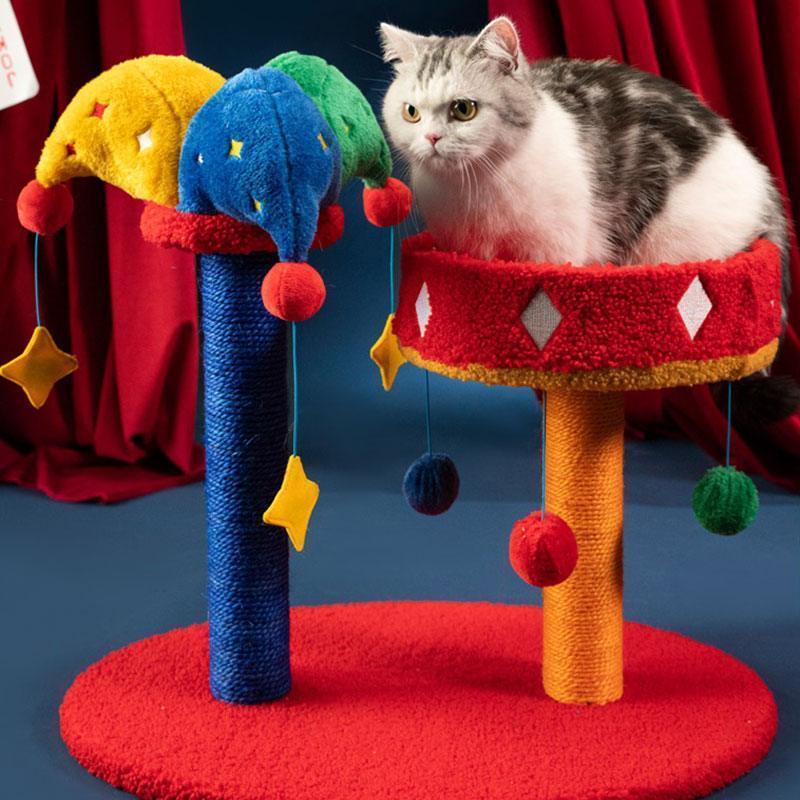 Circus Fun Katzenwohnserie (einschließlich Kratzbäume und Katzenbett) 