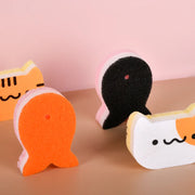 Spülschwamm-Set „Katze &amp; Fisch“ 