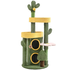Cute Succulent Cactus Cat Tree