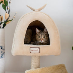 Tail Cabin Nest Cat Tree