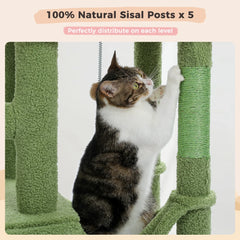 Cactus-Themed Vertical Cat Tree
