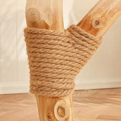 Flower Cloud-Top Fruitwood Cat Tree