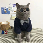 Gentleman Paws gestrickte Katzenkleidung