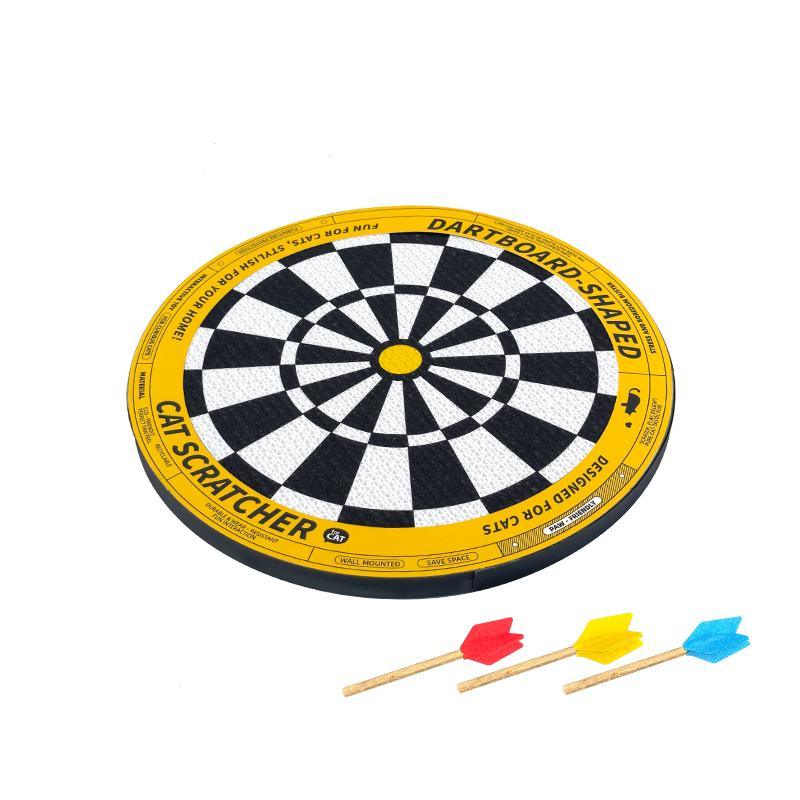 Dartscheibe - Katzenkratzbrett in Form einer Dartscheibe 