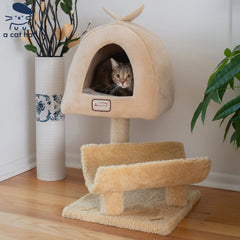 Tail Cabin Nest Cat Tree