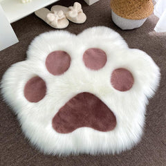 Flauschiger Katzenpfoten-Wolken-Langplüschteppich