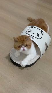 Rascador gigante para gatos con forma de zapatilla