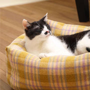 Retro Plaid Cat Habitat Set