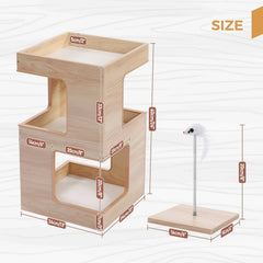 Multi-Functional Side Table Cat Tree