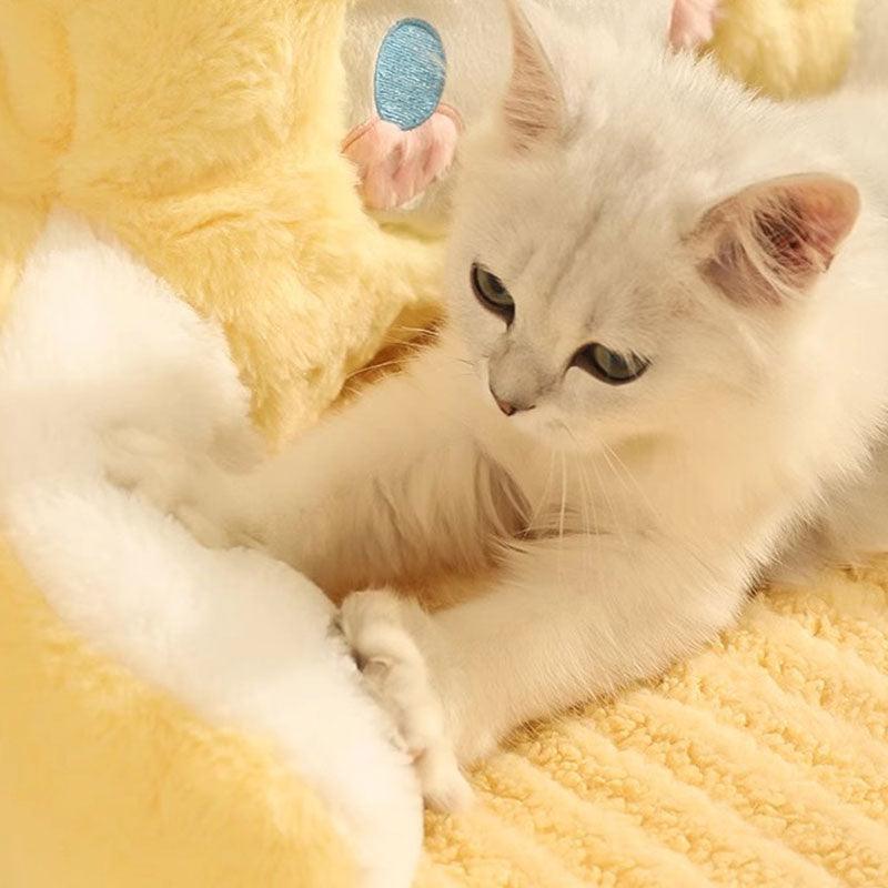 Snuggle Cartoon Cat Bed