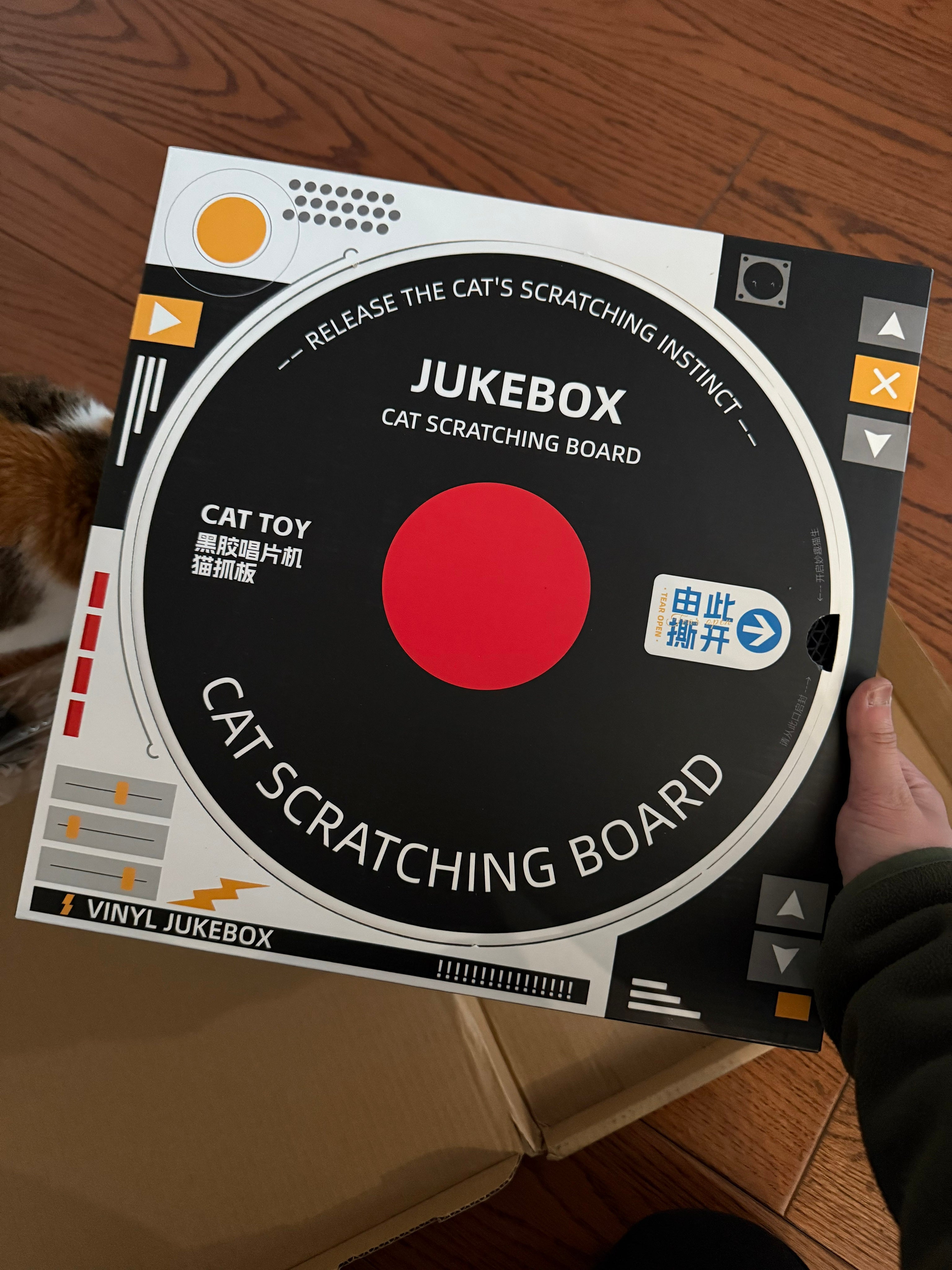 Record Player Cat Scratcher