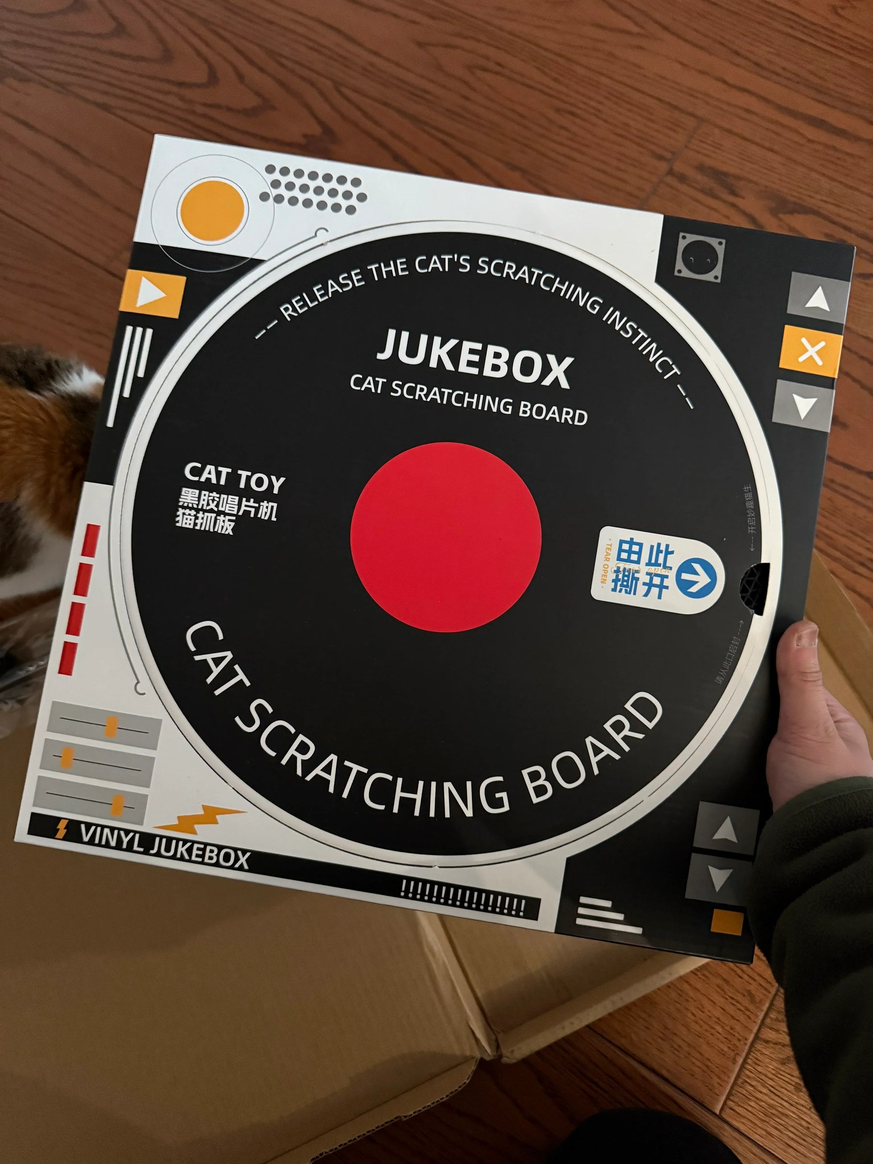 Record Player Cat Scratcher