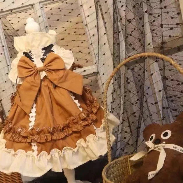 Vestido de princesa gata de finales de otoño