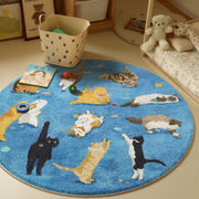 Katzenparty-Teppich
