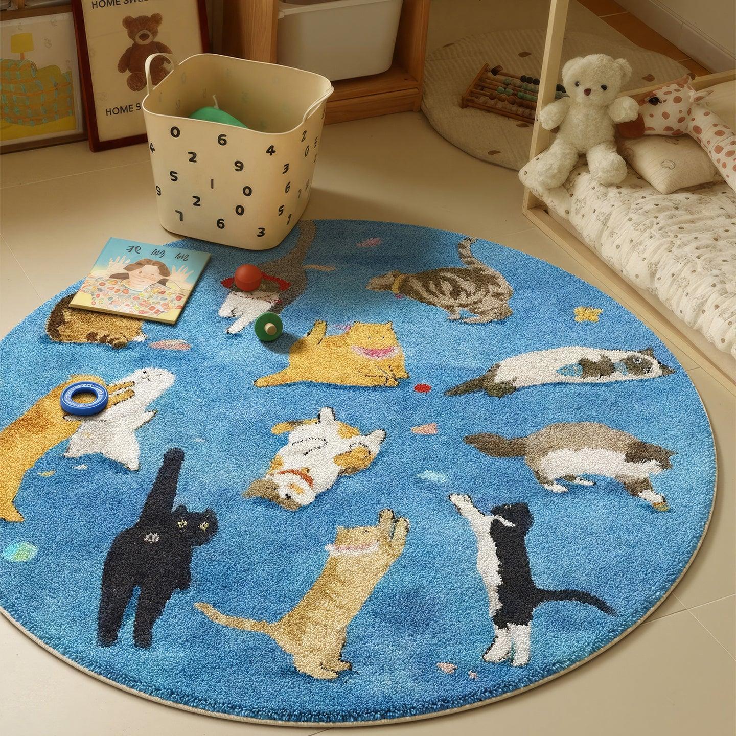 Katzenparty-Teppich