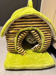Portable Balcony Cat House