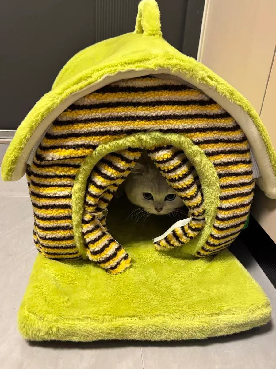 Portable Balcony Cat House