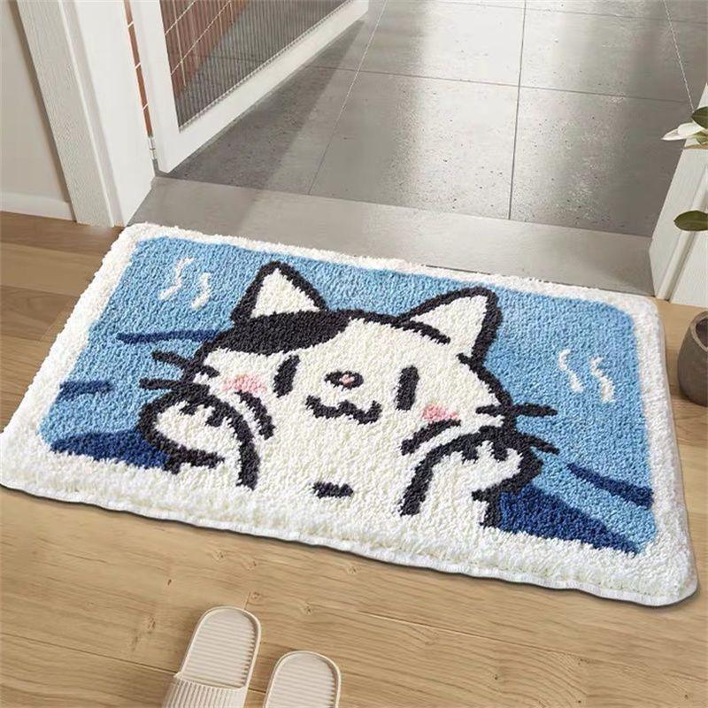 Kuh-Katze-Badezimmer-Antirutschmatte
