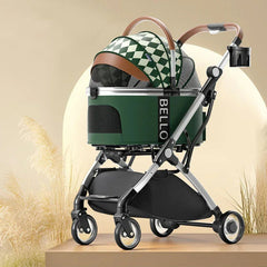 Multi-Function Pet Stroller (with Detachable Carrier)